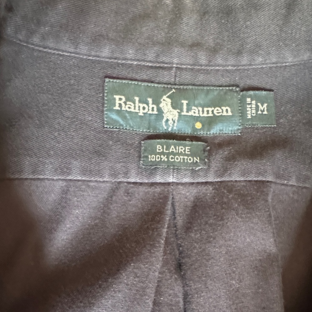 Men's Blue Ralph Lauren Button Down - Picture 2 of 3